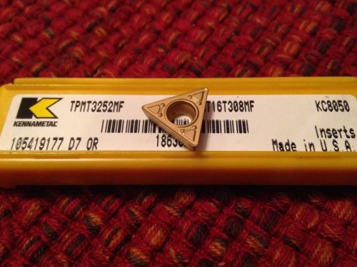 Kennametal Triangle Shape TPMT3252MF KC 8050 Inserts Pack of 5