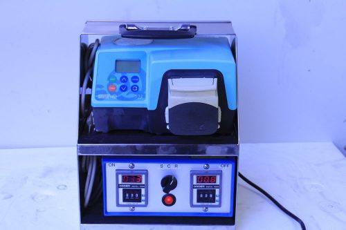 WATSON MARLOW SCIQ 323S PERISTALTIC PUMP W/TIMER AND FOOT PEDAL