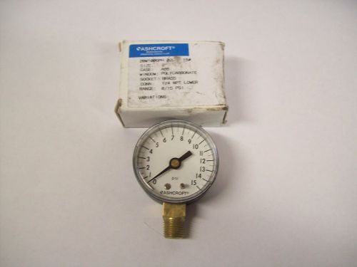 Ashcroft pressure gauge 20w1005ph 02l for sale