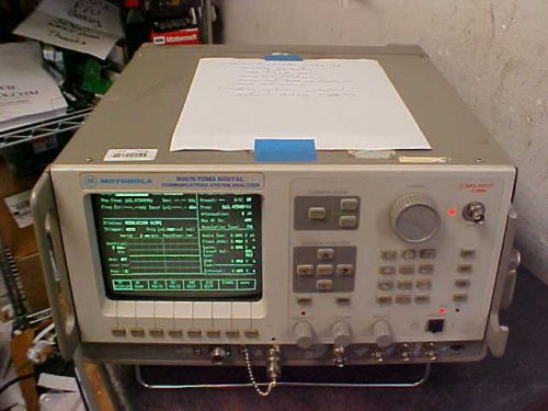 motorola uhf vhf 800 lowband radio communications service monitor r2670a #a45AA