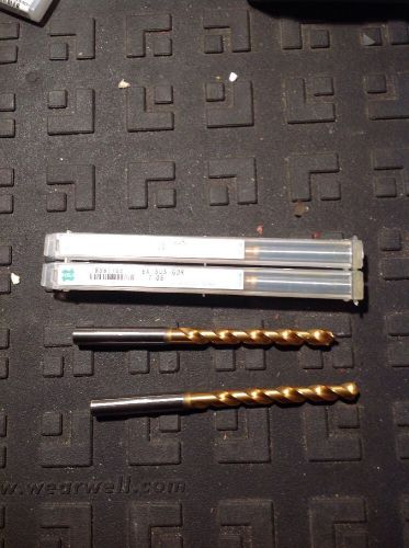 Osg tools 7.05mm x 69mm x 113mm jobber length drills vandium hss, tin lot of 4 for sale