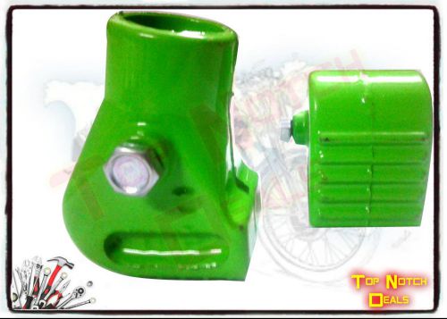 VESPA LIGHT GREEN CENTER STAND FEET ALLOY PAIR FOR PX / T5 / LML LOWEST PRICE-US