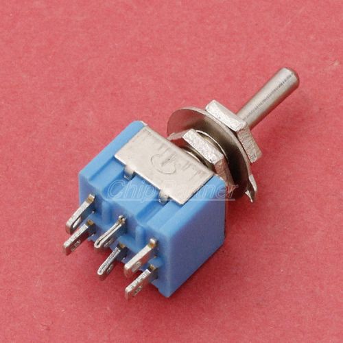 5pcs mts-203 6pin mini toggle on-off-on flat bat high quality guitar switch for sale