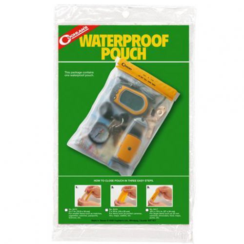 Coghlan&#039;s Waterproof Pouch 5&#034;x7&#034; Vinyl Clear 8415