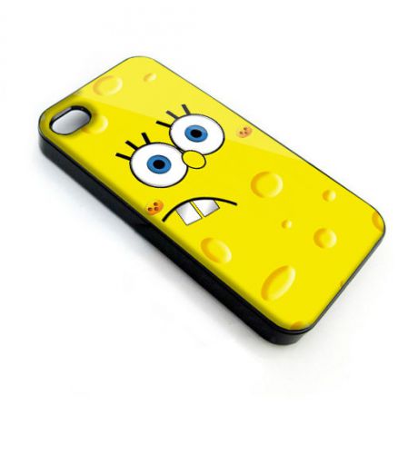 sponge bob squarepants face Cover Smartphone iPhone 4,5,6 Samsung Galaxy