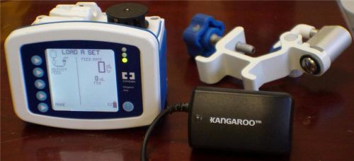 Kangaroo Joey Enteral Feeding Pump + Pole Clamp and AC adapter ! Please read