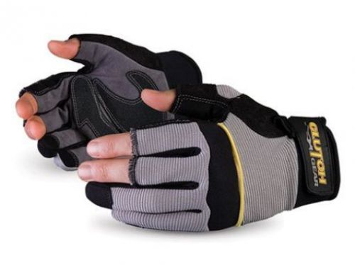 Superior Glove Works Superior MXF Clutch Gear Leather Open-Finger Framers Glove,