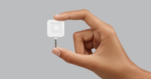 Square credit debit card reader for apple iphone and android white for sale