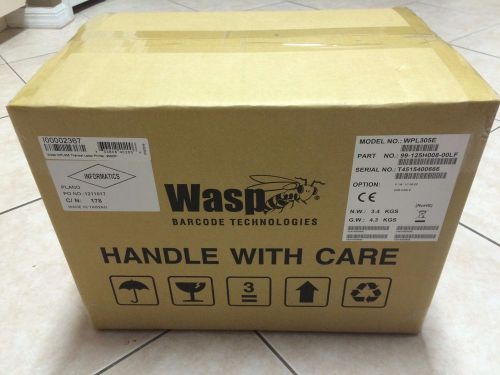 Wasp bar code wpl-305e printer brand new in unopened box for sale