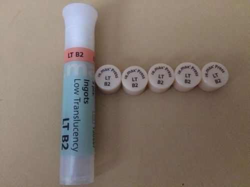Ivoclar Vivadent e.Max Press LT B2 Low Translucency QTY 5 Ingots