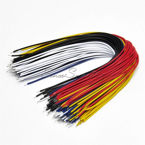 100PCS 20CM Colors Flexible Two Ends Tin-plated Breadboard Jumper Cable Wires