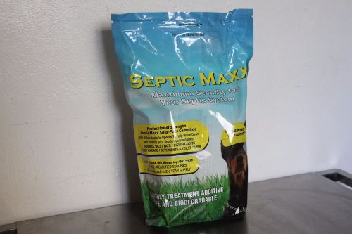 SEPTIC MAXX Biodegradable Safe Easy Solupacs Treatment NEW