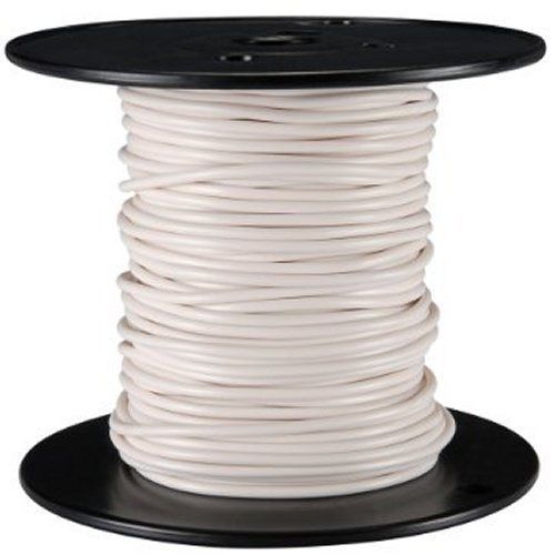250&#039; UL1007 UL1569 Hook Up Wire 22 AWG WHITE 300 V 80°C TNC PVC USA