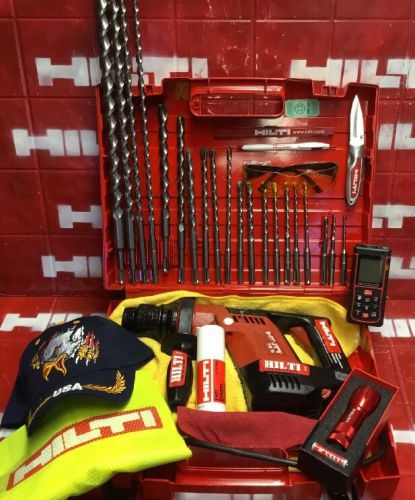 HILTI TE 5 HAMMER DRILL, L@@K, FREE EXTRAS, LOADED DRILL BITS, FAST SHIPPING