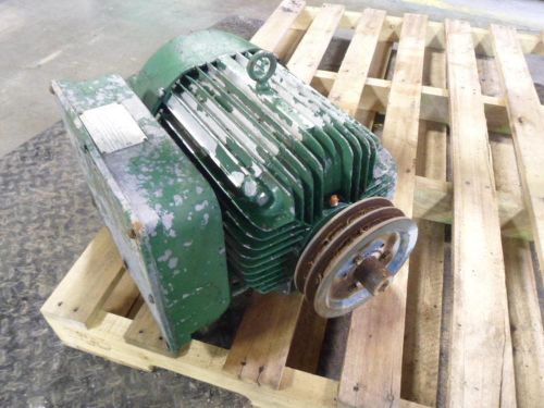 DAYTON 10HP MTR#611857J FR:J FR:215T VOLTS:230 RPM:1710 PH:1 SHAFTDIA:1 3/8 USED