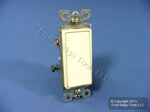 Cooper almond decorator rocker wall light switch control 3-way on/off 15a 6503a for sale
