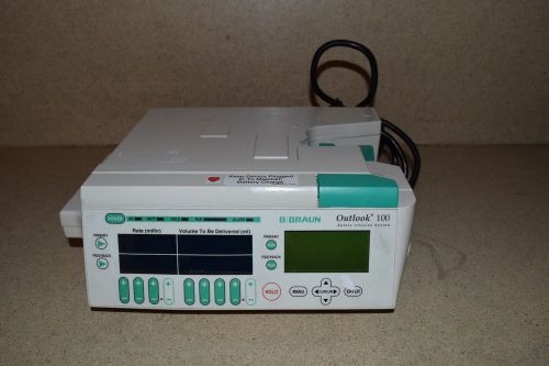 BRAUN OUTLOOK 100 SAFETY INFUSION SYSTEM CAT NO 620-100R (EE)