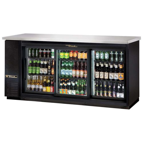 Back bar cooler three-section true refrigeration tbb-24-72g-sd-ld (each) for sale