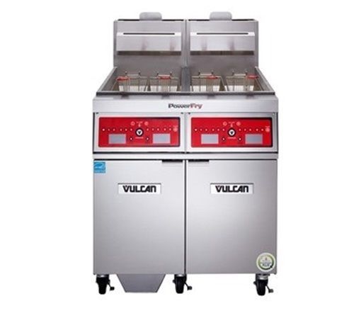 Vulcan 4VK45DF PowerFry5™ Fryer gas hi-efficiency 46.5&#034; W (4) battery 45-50...