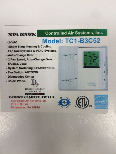 Thermostat ptac systems and 2 fan coil systems digital for sale