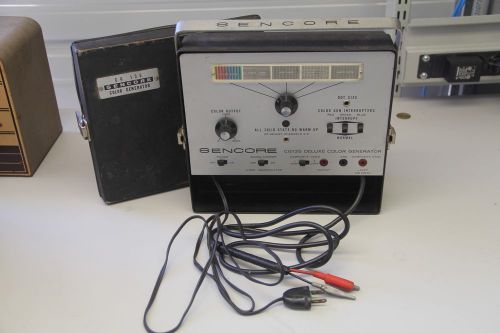 Vintage Sencore Deluxe Color Generator CG135 - Great Vintage Test Equipment! See
