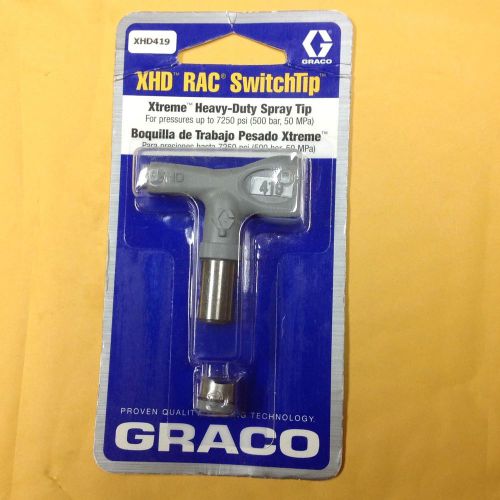 Graco xhd419 rac switchtip xtreme heavy-duty spray tip for sale