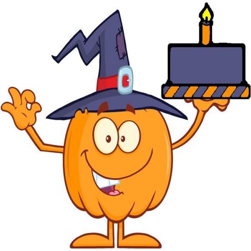30 Custom Halloween Birthday Pumpkin Personalized Address Labels