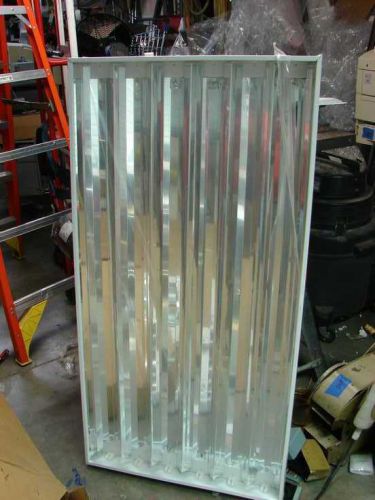 Lithonia 6 t8 lamp 4&#039; fluorescent high bay 120-277v for sale
