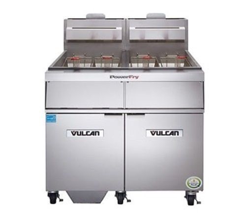 Vulcan 2vk85af powerfry5™ fryer gas high-efficiency 42&#034; w (2) battery 85-90... for sale