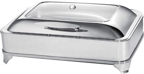 Prestoware pwie-615, 8-quart electric glass top full size chafing dish for sale