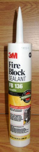 3M Fire Block Chimney Fireplace FB 136 Versatile 10.1 Fl oz Gray Barrier Sealant