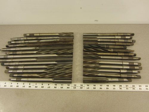 #2 Morse Reamers  26 Total  straight and spiral   long and longer   NICE