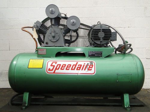 Speedaire air compressor 80 gallon 3 cylinder 3 phase 230 460v will ship! for sale