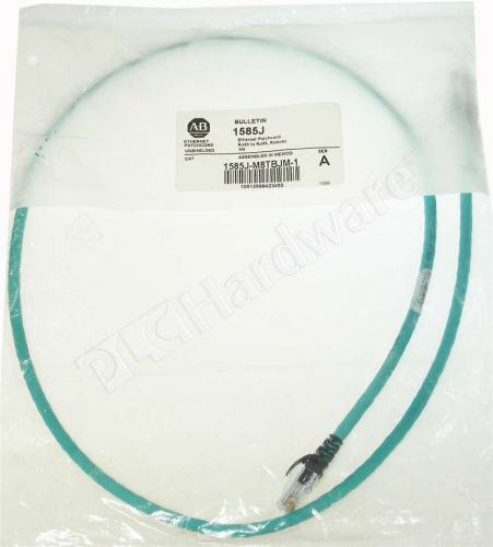 New sealed allen bradley 1585j-m8tbjm-1 /a rj45 to rj45 ethernet cable 1m qty for sale