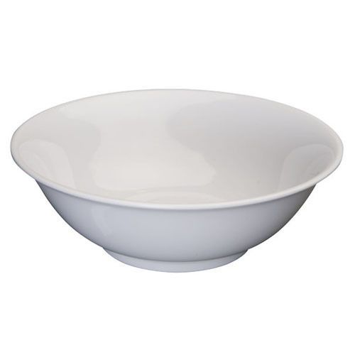 Winco MMB-41W, 41-Ounce 8-Inch Diameter Rimless Melamine Bowls, White, 1 Dozen,