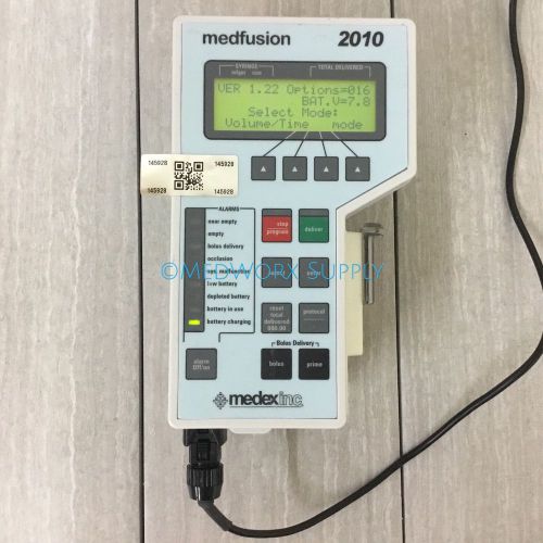 Medex Medfusion 2010 Infuse System Syringe Automatic Pump Infusor 145928
