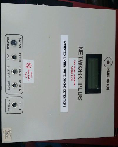 Used Harrington Fire Alarm Control Panel HS-3140 LCD Annunciator