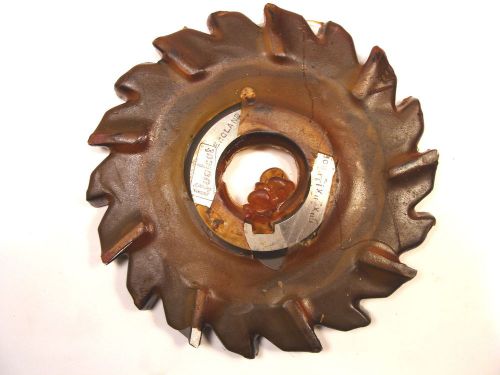 NOS Qualcut HSS STAGG TOOTH SIDE  FACE HORIZONTAL MILLING CUTTER 5&#034; x1/2 x1-1/4&#034;