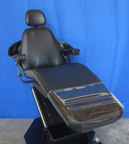 Adec priority 1005 dental patient exam operatory chair w/ new black upholstery for sale