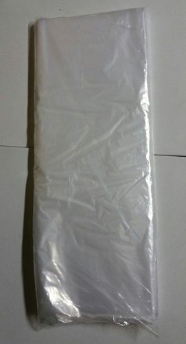 100 CLEAR 24 X 36 POLY BAGS PLASTIC 1 MIL FLAT OPEN TOP