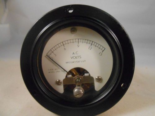 266-058 a &amp; m  mr26w015afvvr 0-15acv 2 1/2&#034; round  new old stock 60hz or 400hz for sale