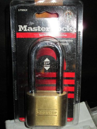 NEW Master Lock 175DLH Set-Your-Own Combo Padlock