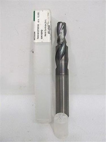 Widia WK15PD, 12mm Solid Carbide Coolant Through Step Drill
