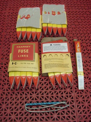 Lot of 5 Kearney FitAll Fuse Link KS 40A CAT. 21040 Cooper Power Systems  NEW