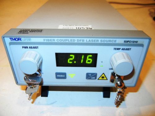 Thorlabs S3FC1310 - DFB Benchtop Laser Source, 1310 nm, 1.5 mW, FC/PC  Working