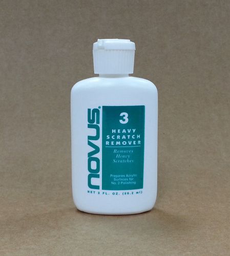 Novus #3 plastic/acrylic heavy scratch remover - 8oz. for sale