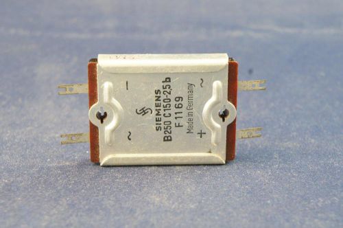 Vintage Siemens West Germany Selenium Rectifier full wave - 250V / 150mA - NOS!!
