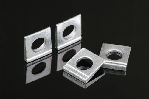 (10pcs) new m16 tapered square washer, 14% din 435  steel h.d.galvanized for sale