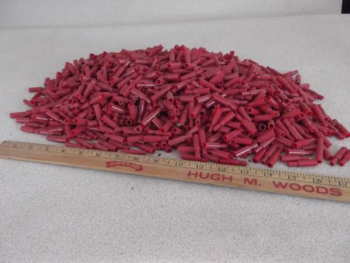 BULLET CONNECTORS FEMALE RED 22-18 GAUGE LOT OF 1300+