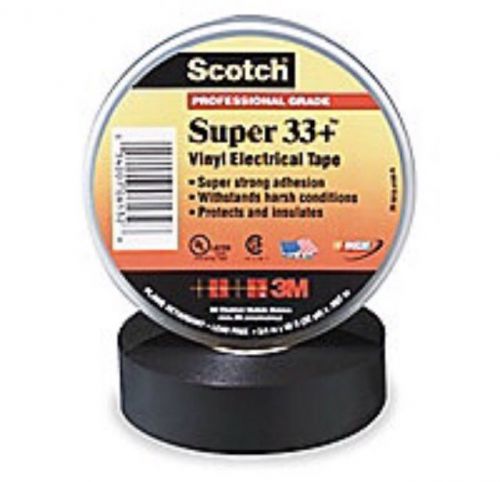 10 rolls Scotch Super 33+ Black vinyl Electrical tape